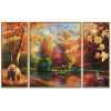 malovani podle cisel indianske leto indian summer triptych 4