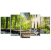 malovani podle cisel u potoka am wildbach polyptych 5