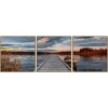 malovani podle cisel vychod slunce u jezera sonnenaufgang triptych 2