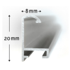 malovani podle cisel hlinikovy ram 40x50cm stribrny 3