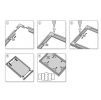 malovani podle cisel hlinikovy ram polyptych stribrny