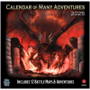 calendar of many adventures 2025