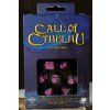 sada 7 kostek call of cthulhu 7th edition black magenta dice set sctr20