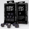 sada 7 kostek runic mixed blue gold dice set srun09