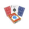 bicycle playing cards gold rider back standard cervene modre