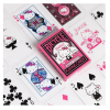 bicycle playing cards hello kitty black pink 2