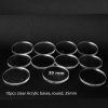 acrylic base round 35mm 10 pcs pruhledne podstavce pro figurky