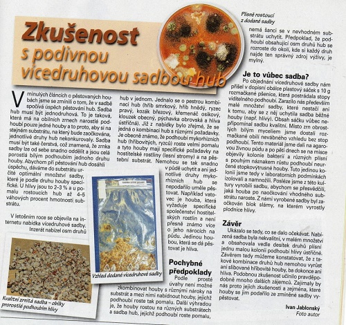 Lesní houby na zahradě: pravda nebo obchodní trik?