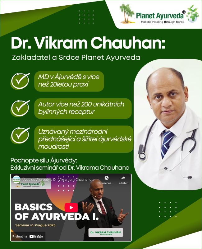 Dr. Vikram Chauhan: Zakladatel a Srdce Planet Ayurveda