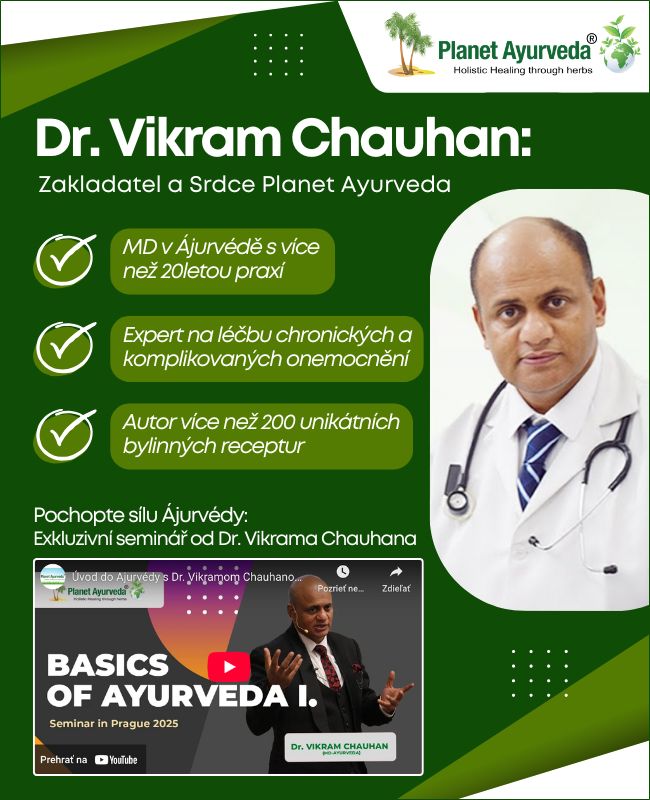 Dr. Vikram Chauhan: Zakladatel a Srdce Planet Ayurveda