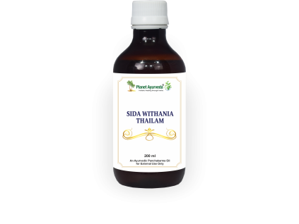 Sida Withania Thailam Front