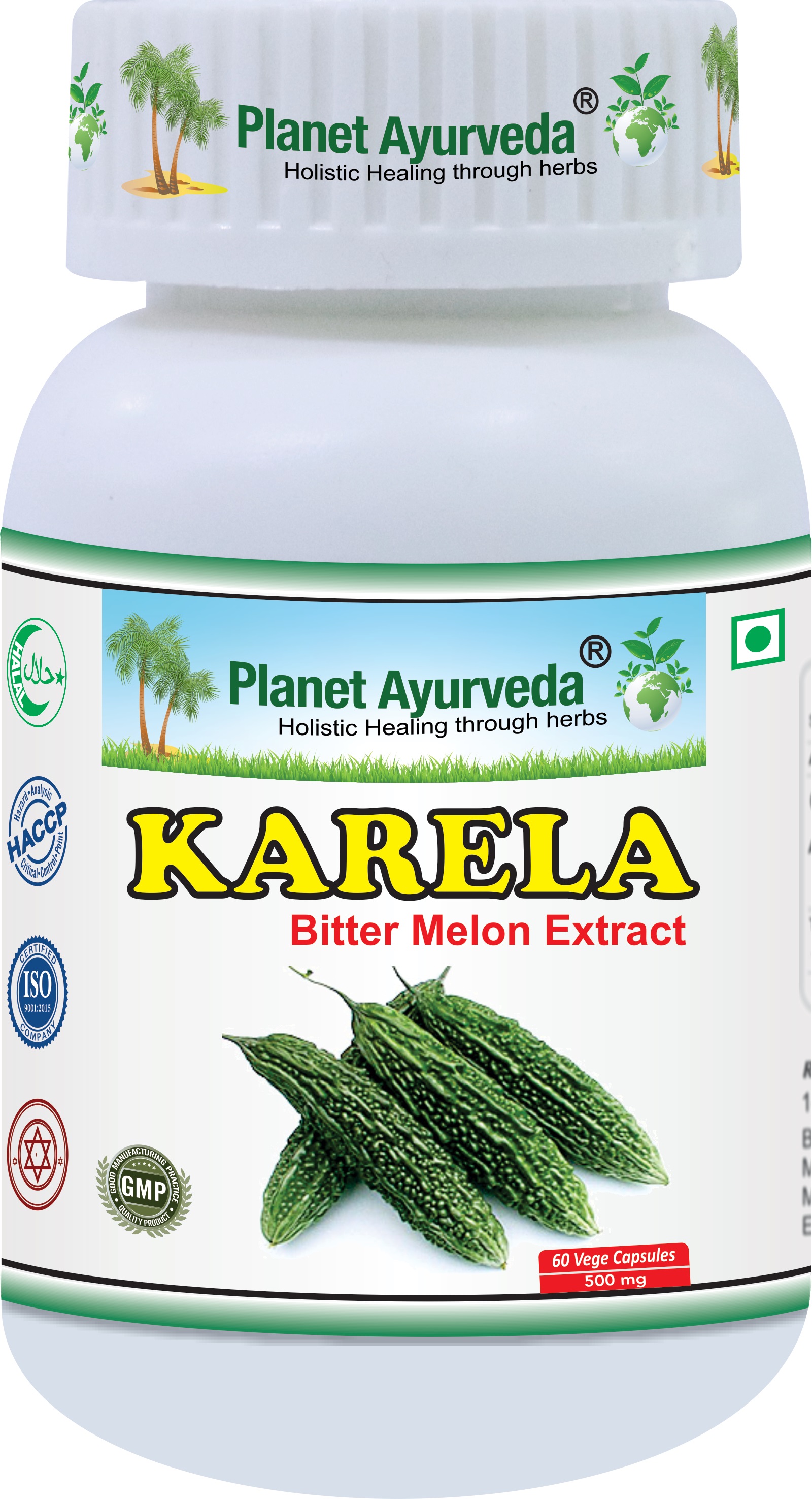 E-shop Karela (Horká tekvička) - Cukor, Trávenie - 500 mg, 60 kapsúl