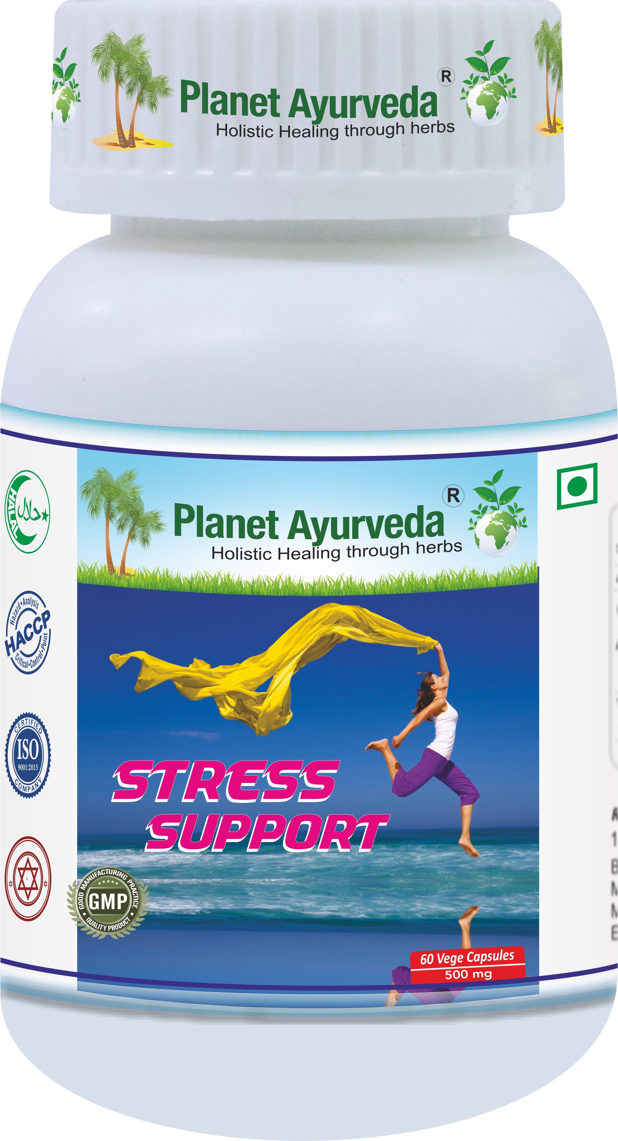 E-shop Stress Support - Stres, Nervy - 500 mg, 60 kapsúl