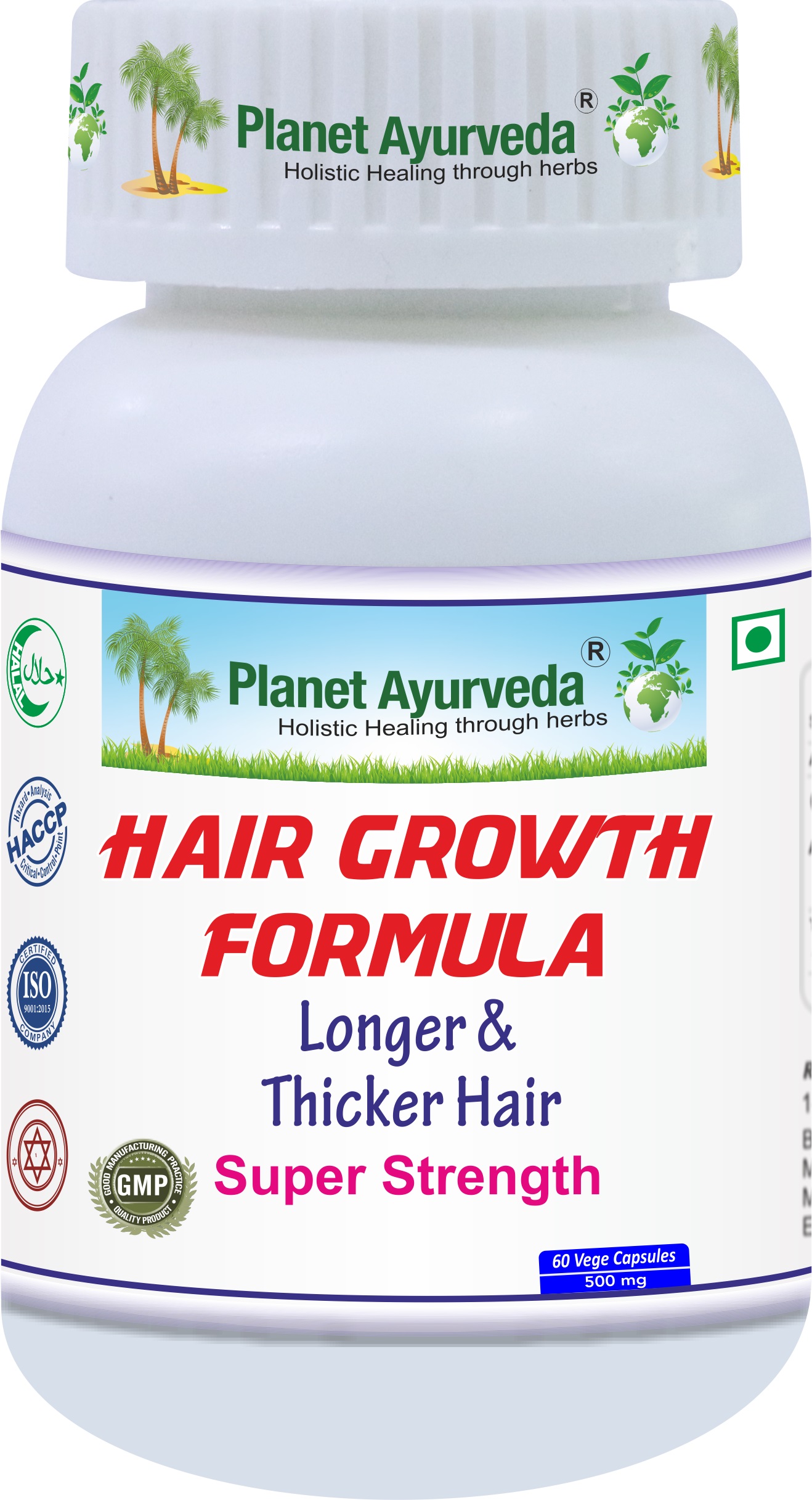 E-shop Hair Growth Formula - Rast a regenerácia vlasov - 500 mg, 60 kapsúl