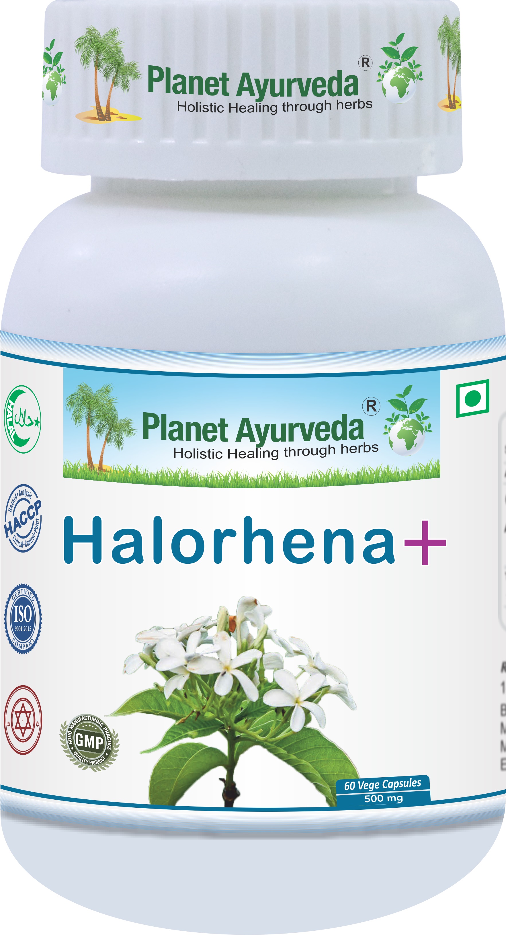 E-shop Kutaj (Halorhena +) - Hnačky, Trávenie - 500 mg, 60 kapsúl