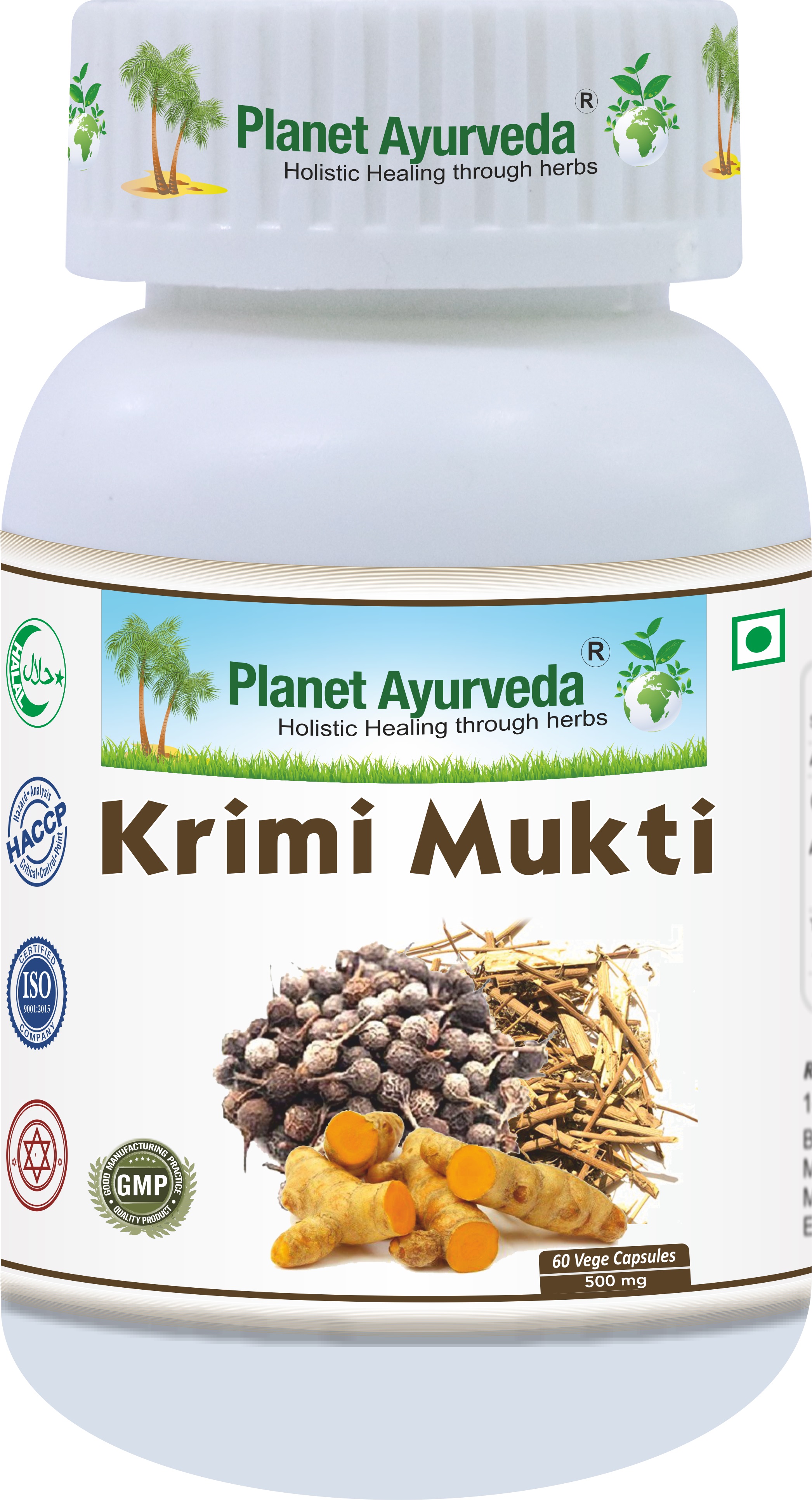 E-shop Krimi Mukti - Parazity, Trávenie - 500 mg, 60 kapsúl