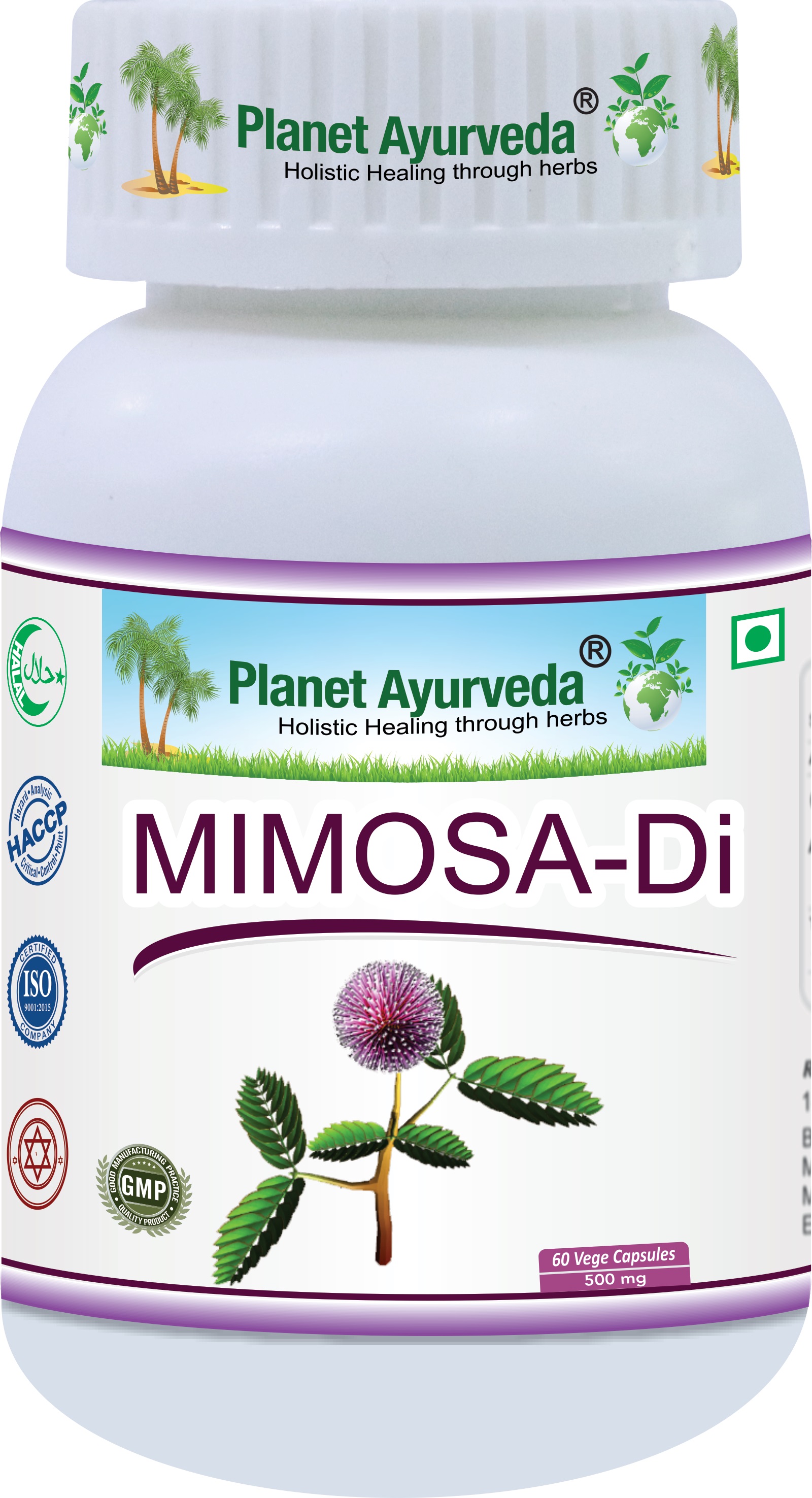 E-shop Mimosa-Di - Krvácanie, Hojenie, Sťahovanie - 500 mg, 60 kapsúl