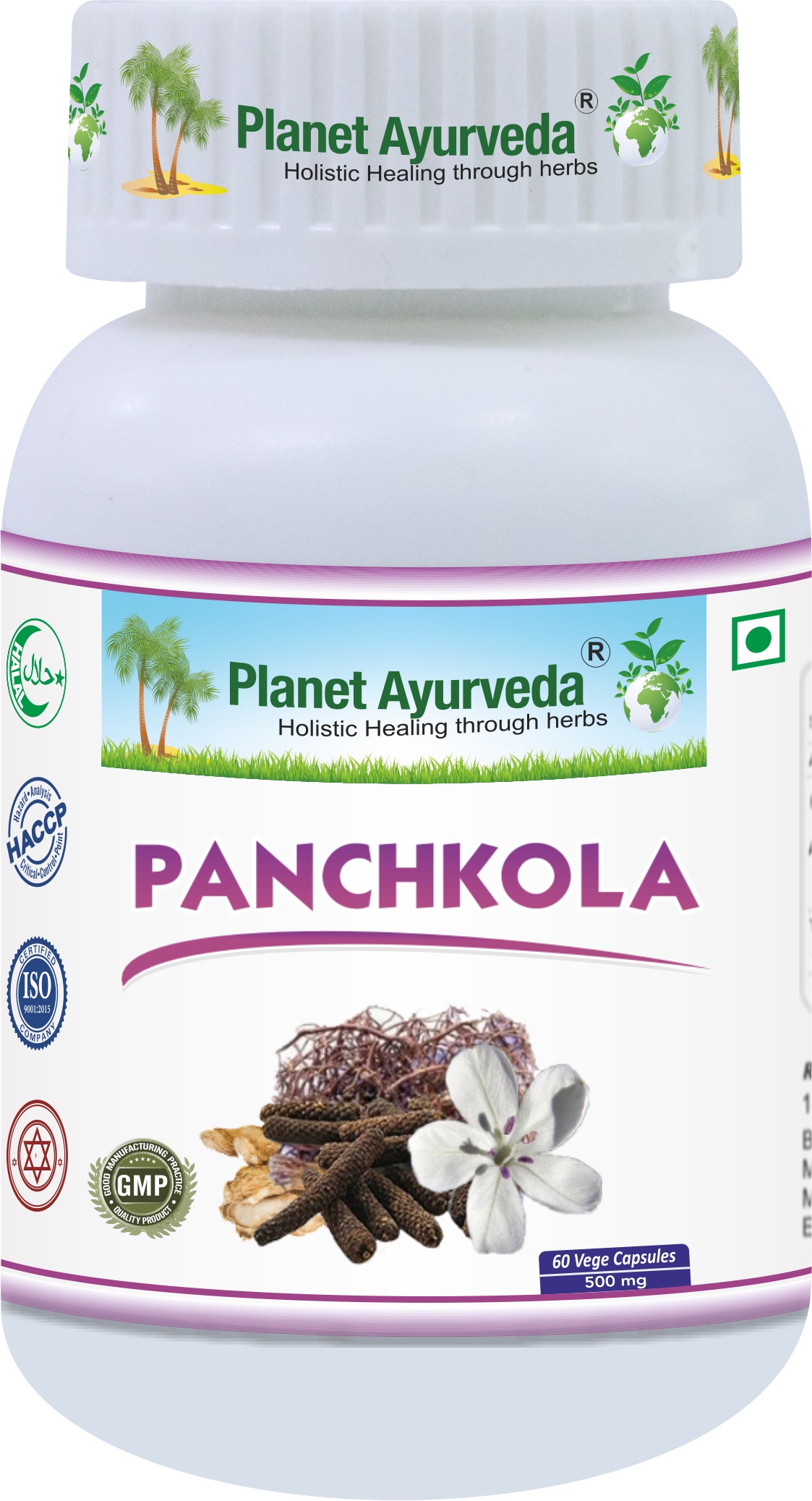 E-shop Panchkola - Trávenie, Metabolizmus - 500 mg, 60 kapsúl