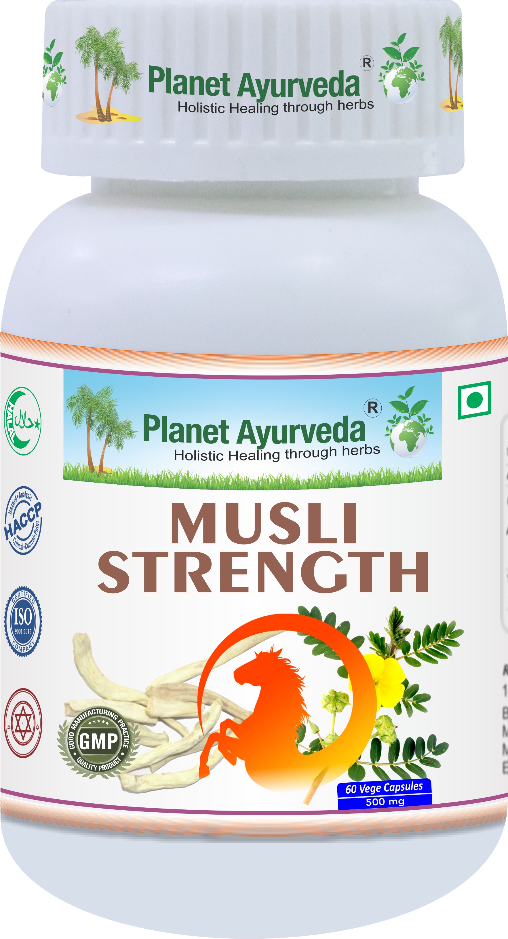 E-shop Musli Strength - Libido, Výkon, Plodnosť - 500 mg, 60 kapsúl