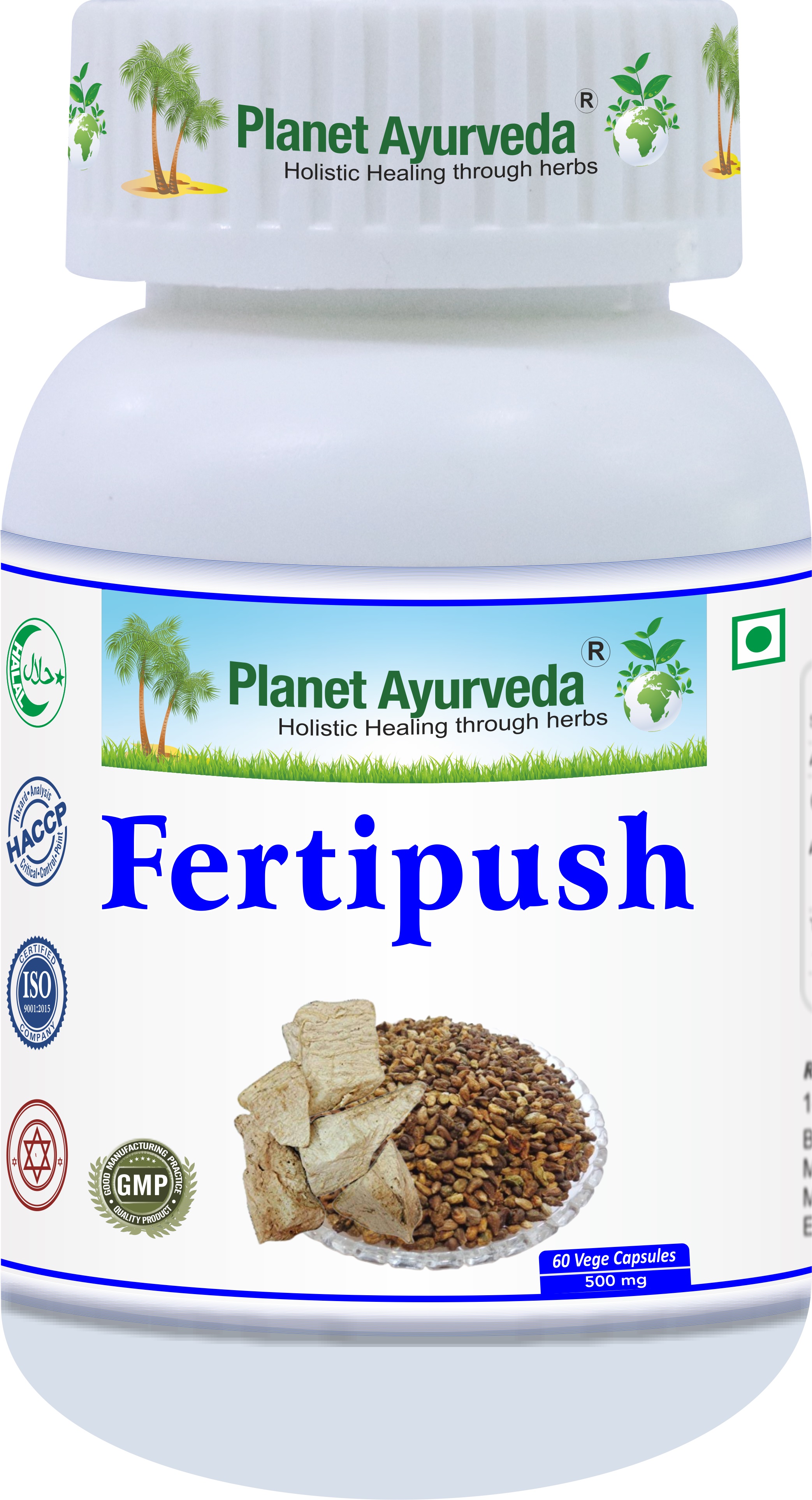 E-shop Fertipush - Plodnosť, Reprodukcia, Počatie - 500 mg, 60 kapsúl
