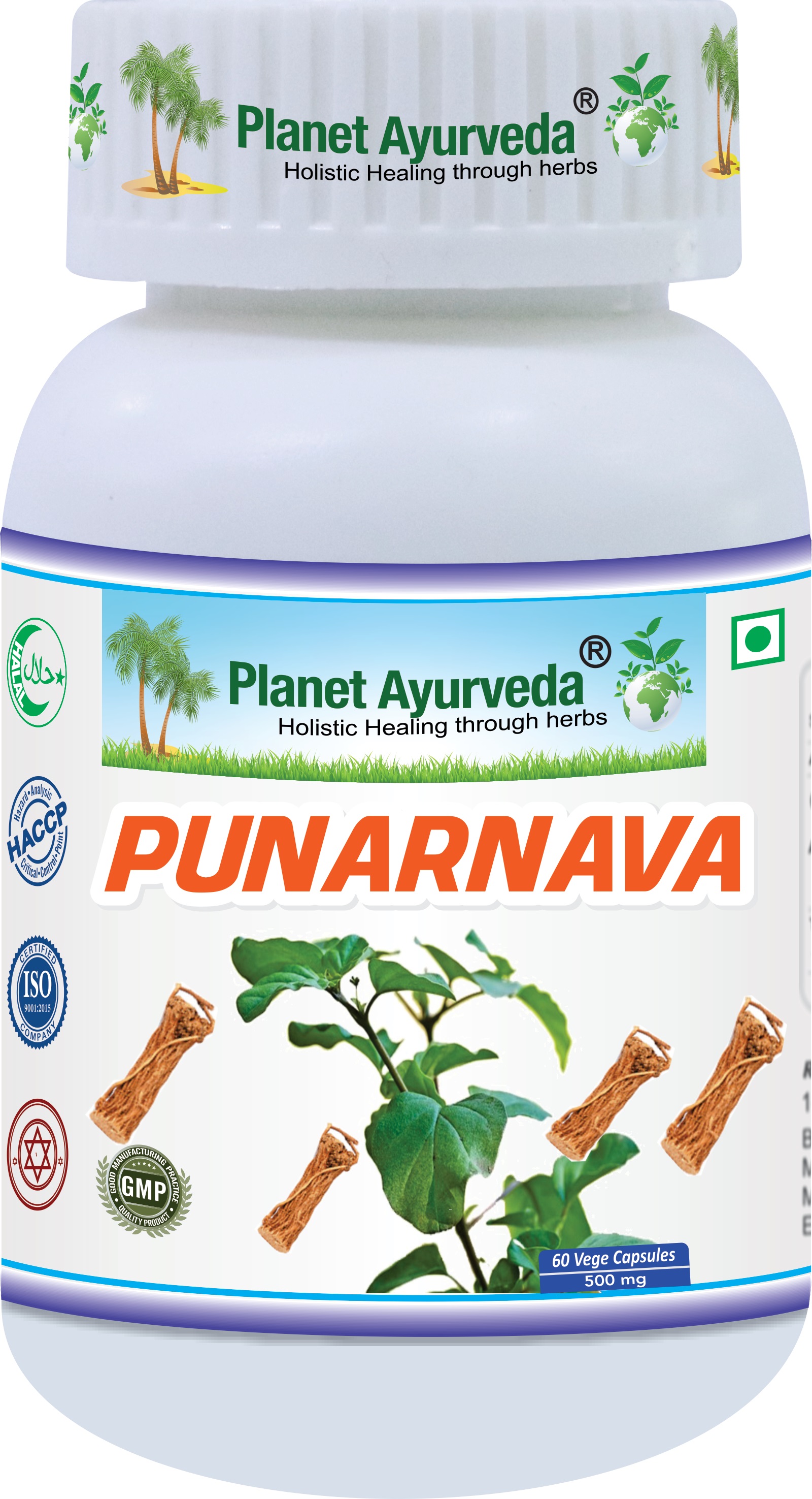 E-shop Punarnava - Zdravie obličiek, Pečene - 500 mg, 60 kapsúl