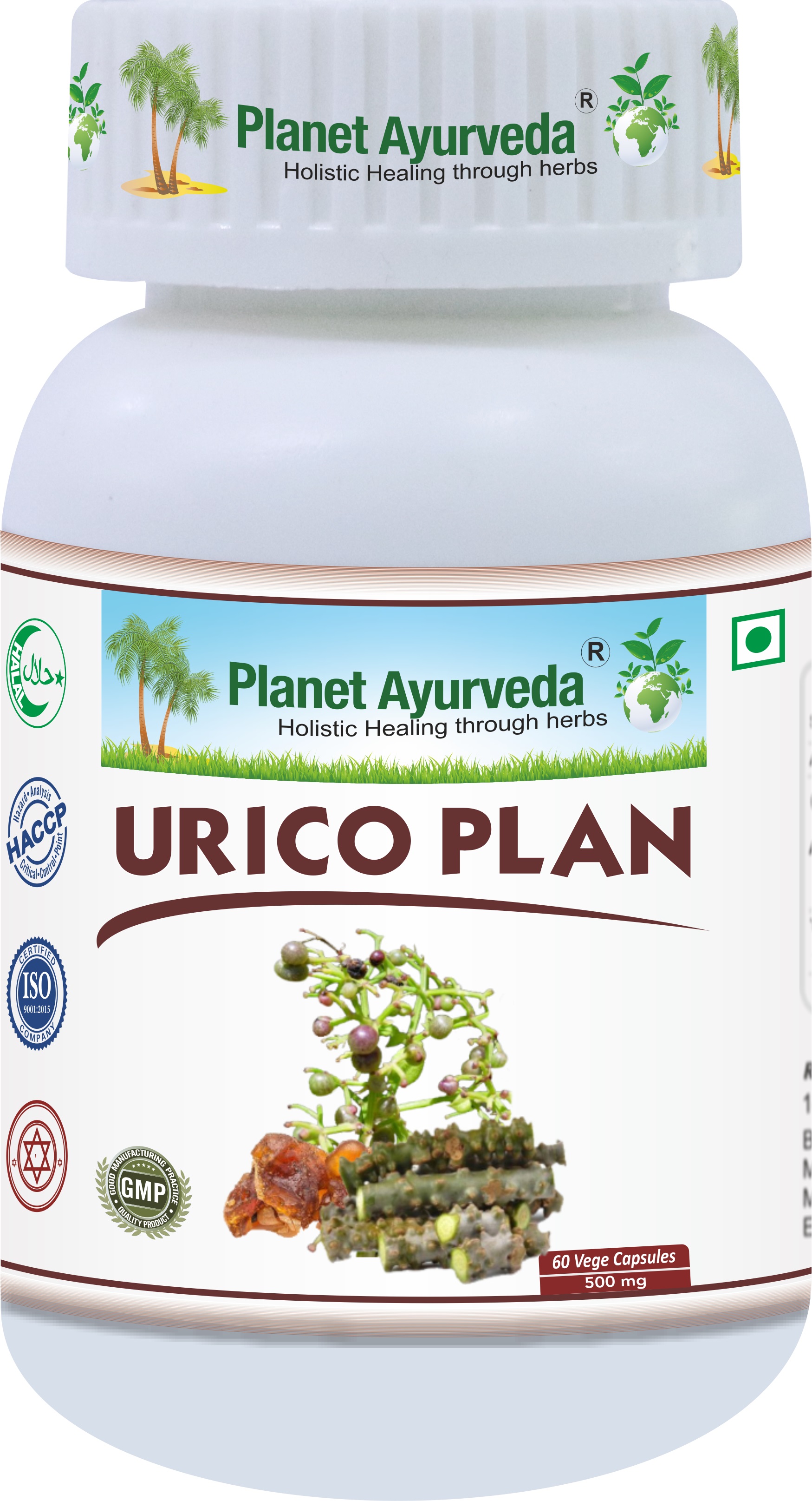 E-shop Urico Plan - Zdravie močového systému - 500 mg, 60 kapsúl