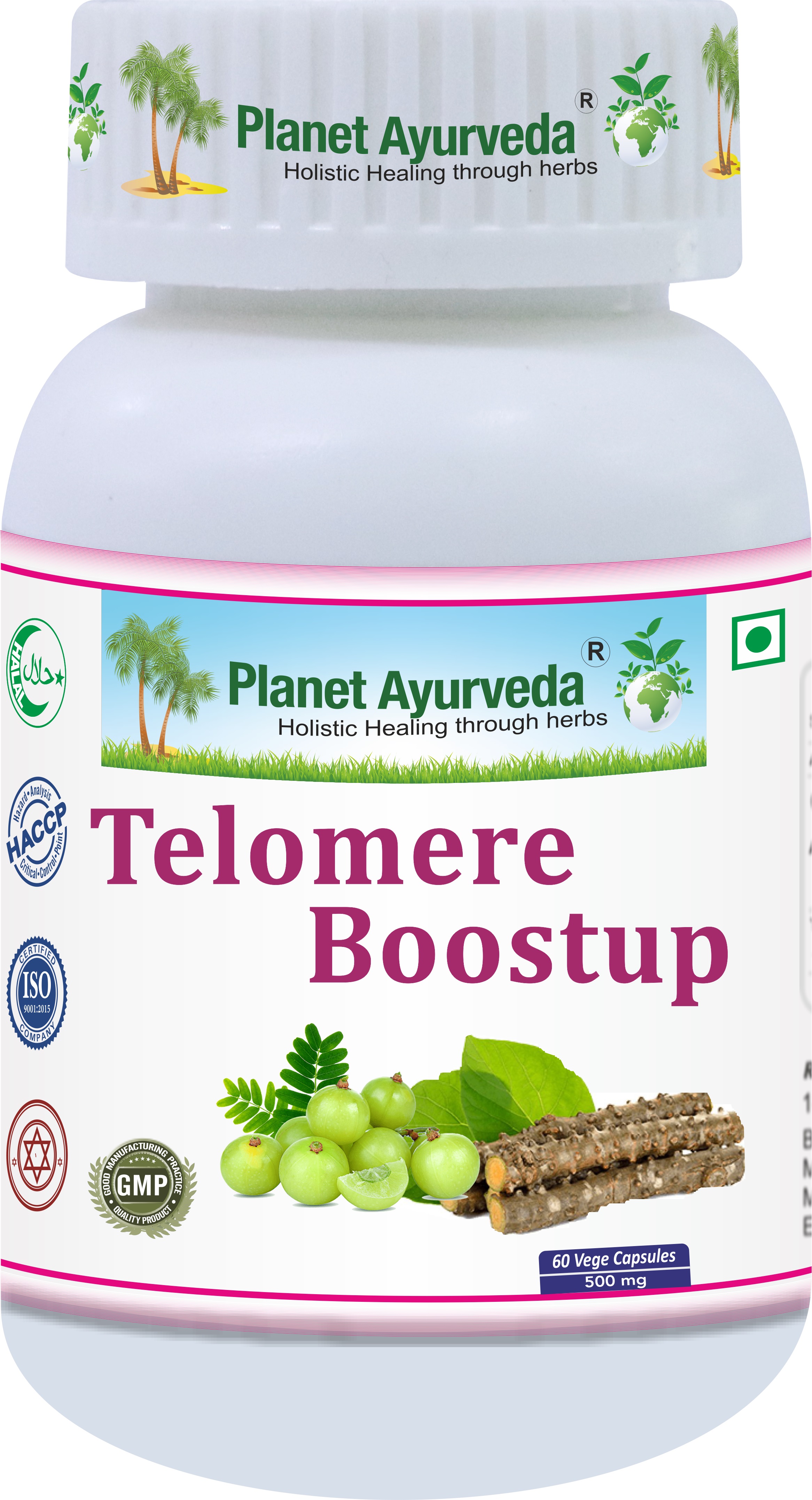 E-shop Telomere Boostup - Podpora telomér, Dlhovekosť - 500 mg, 60 kapsúl