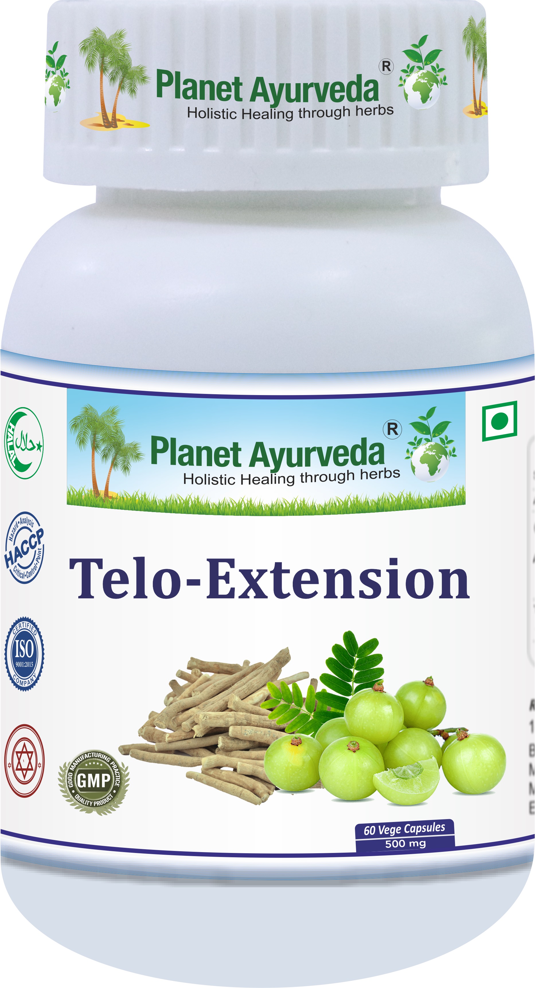 E-shop Telo-Extension - Zdravie telomér, Dlhovekosť - 500 mg, 60 kapsúl
