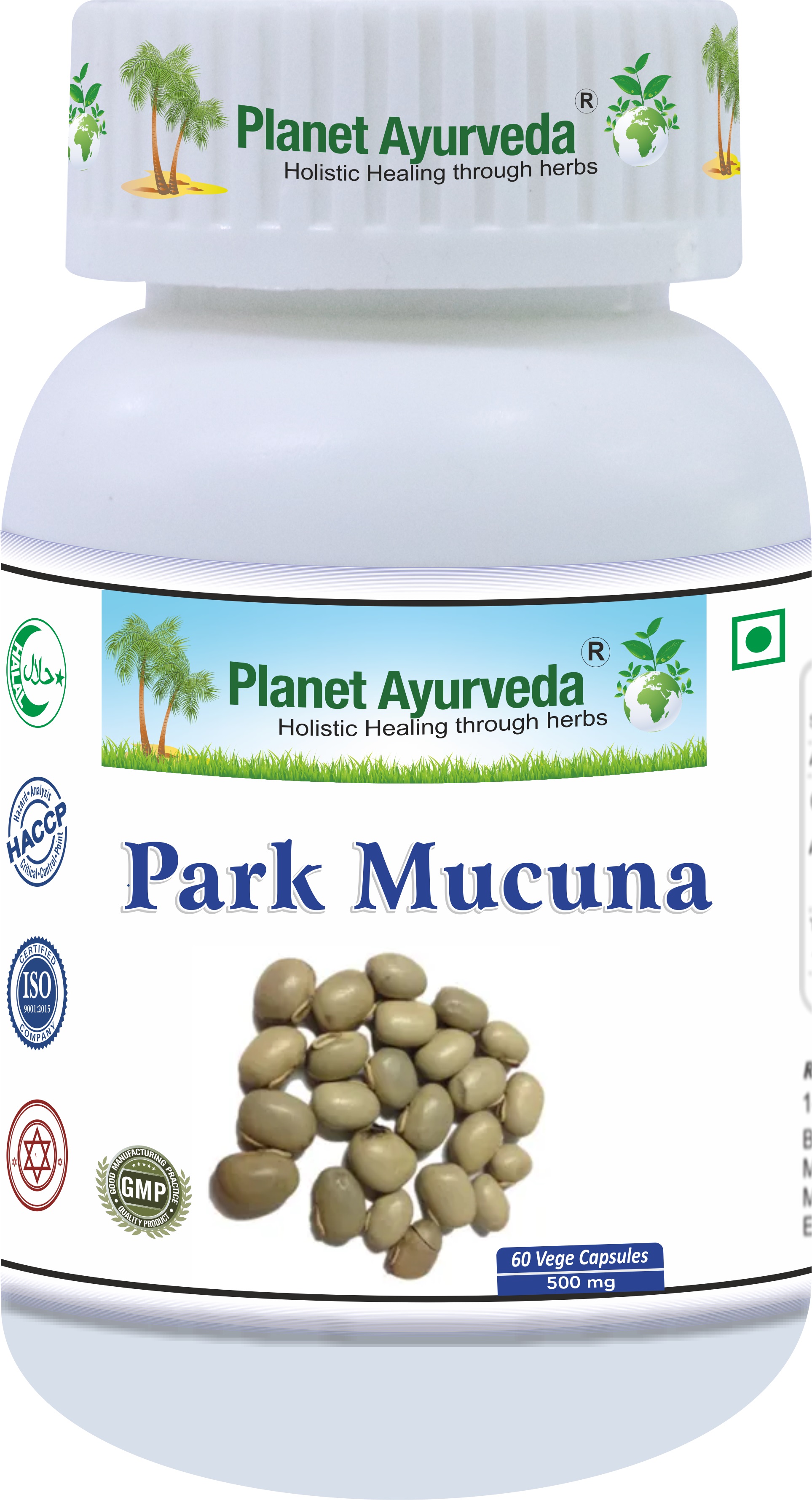E-shop Park Mucuna - Parkinsonova choroba - 500 mg, 60 kapsúl