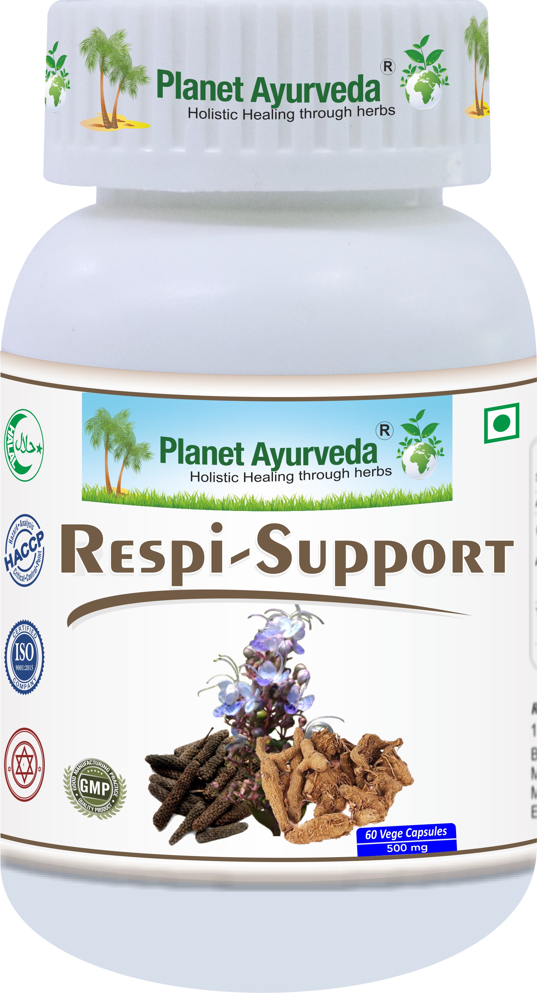 E-shop Respi-Support - CHronické respiračné problémy - 500 mg, 60 kapsúl