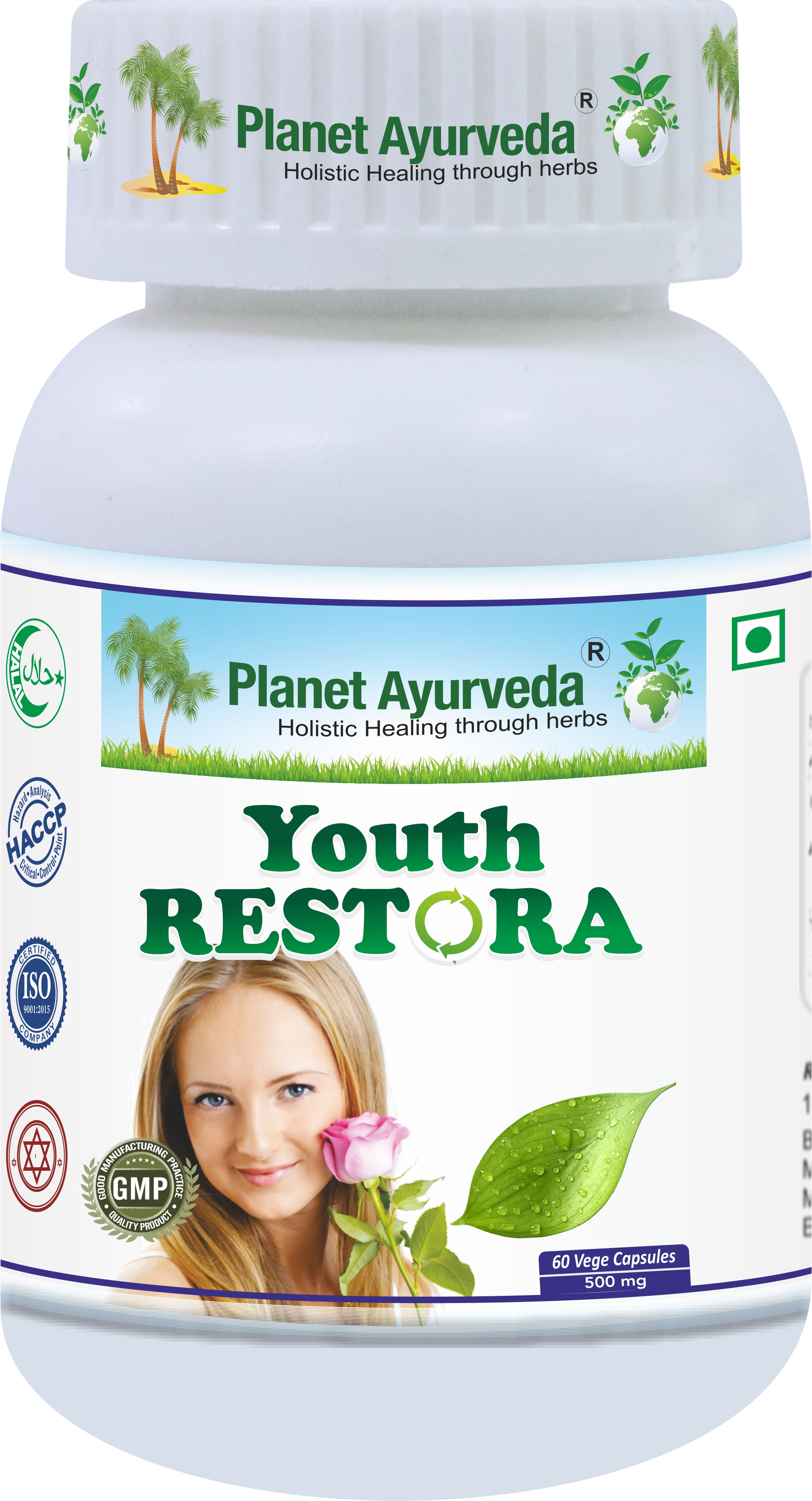 E-shop Youth Restora - Vitalita, Imunita, Zdravie - 500 mg, 60 kapsúl