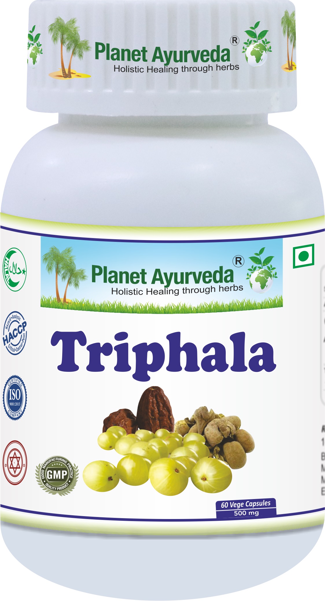 E-shop Triphala - Zápcha, Trávenie - 500 mg, 60 kapsúl