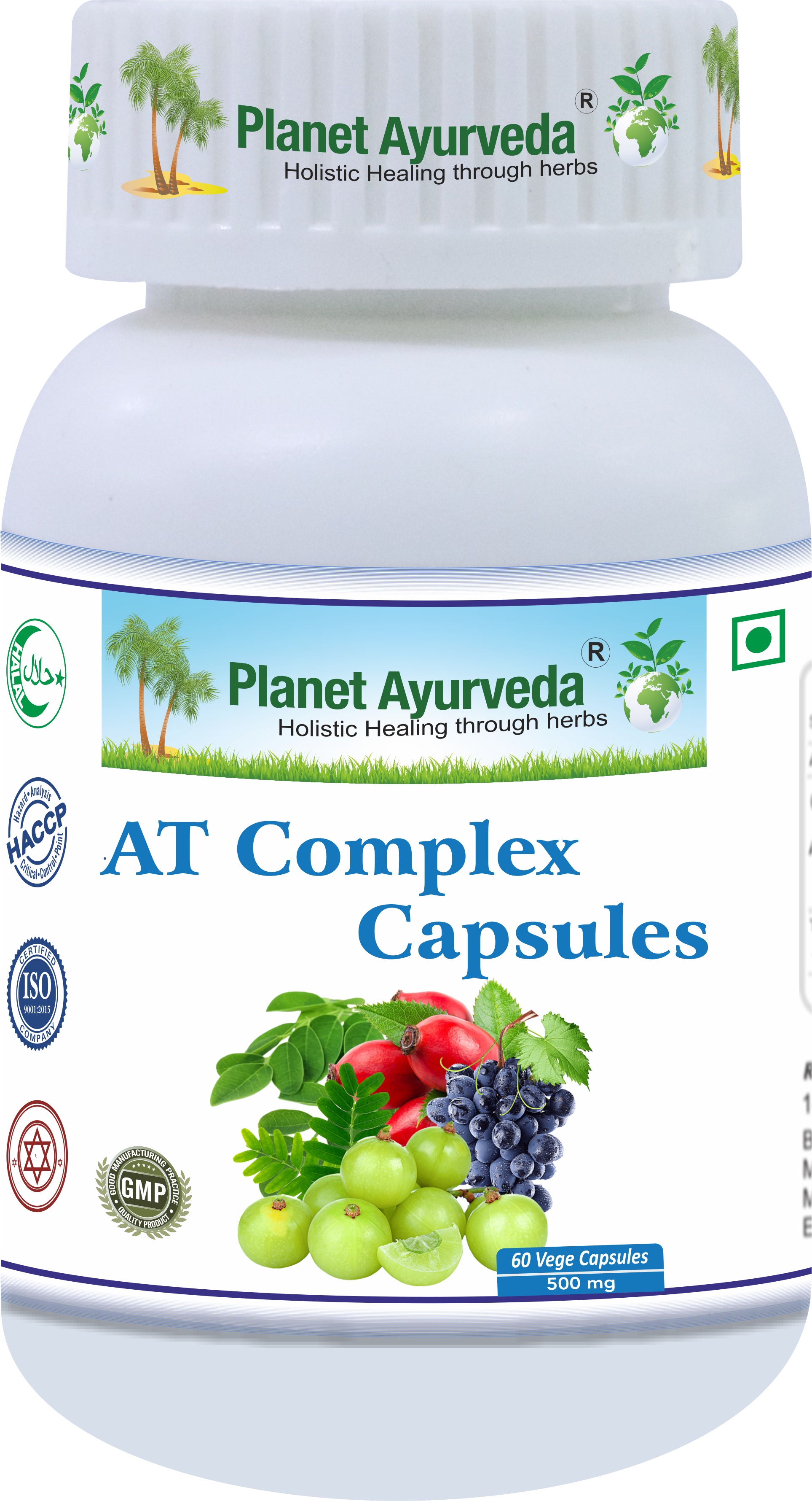 E-shop AT Complex - Antioxidanty, Imunita, Detox, Zápaly - 500 mg, 60 kapsúl