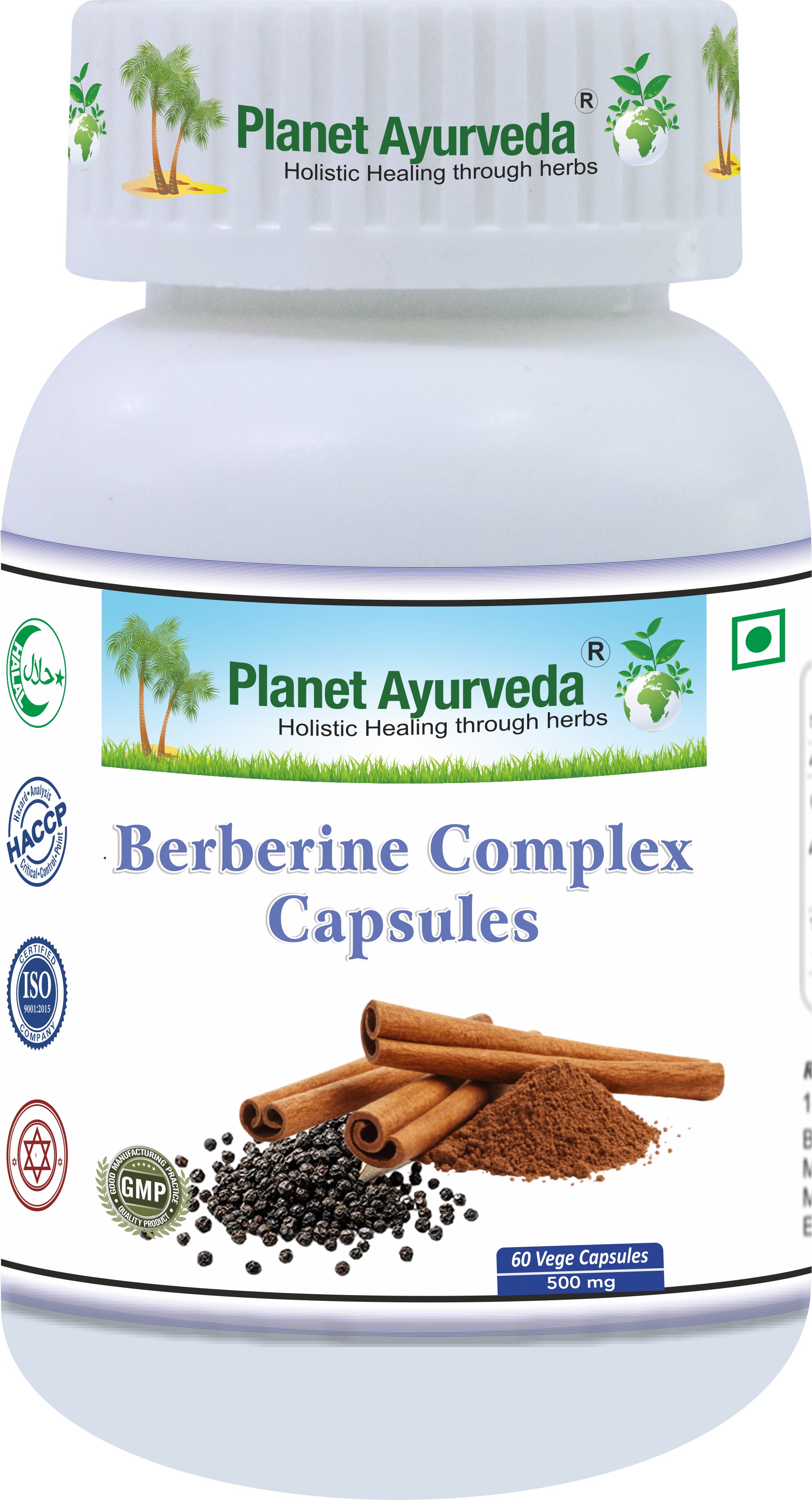 E-shop Berberine Complex - Trávenie, Cukor v krvi, Metabolizmus - 500 mg, 60 kapsúl