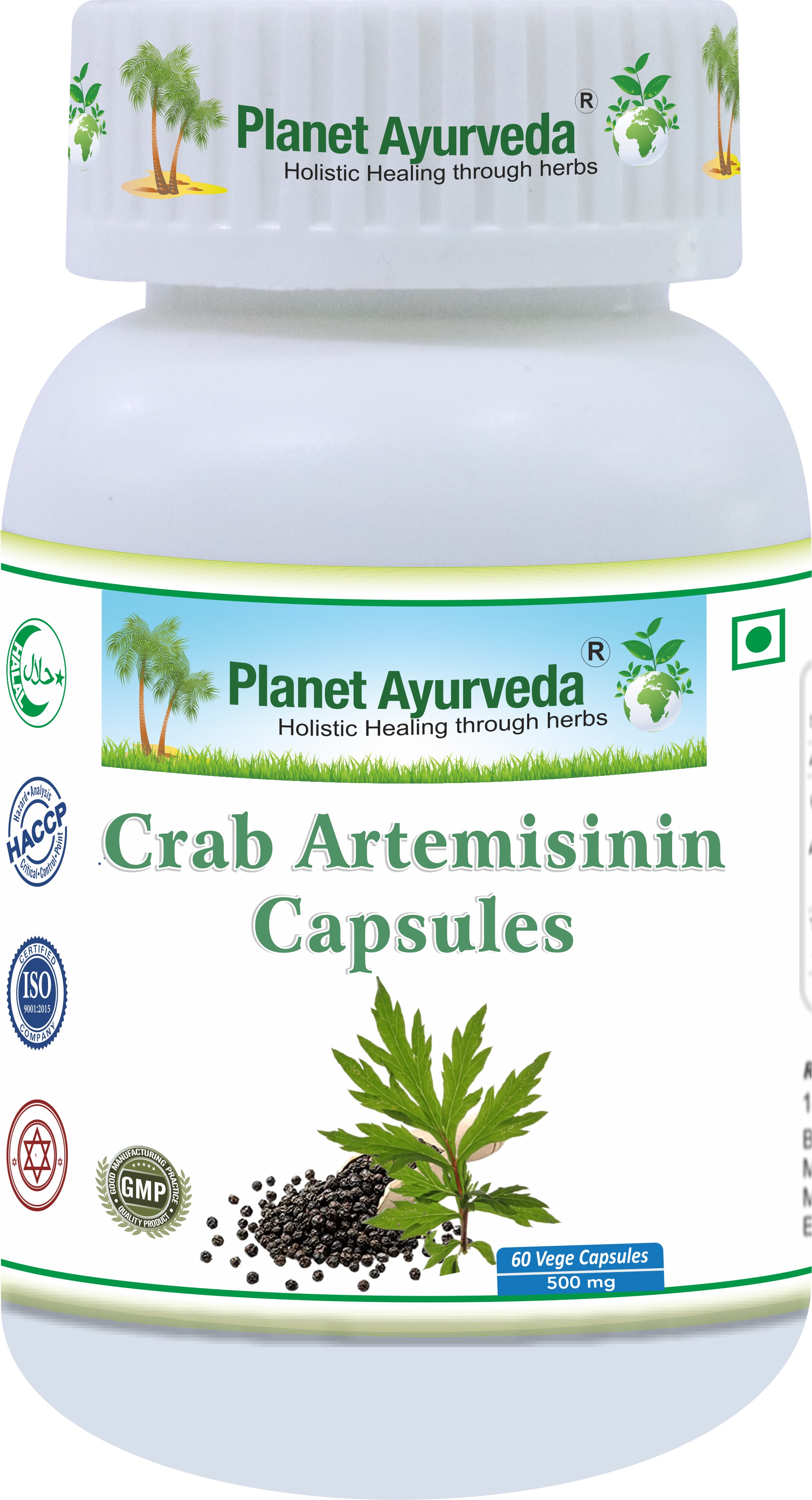 E-shop Crab Artemisinin - Podpora boja proti infekciám a zápalom - 500 mg, 60 kapsúl