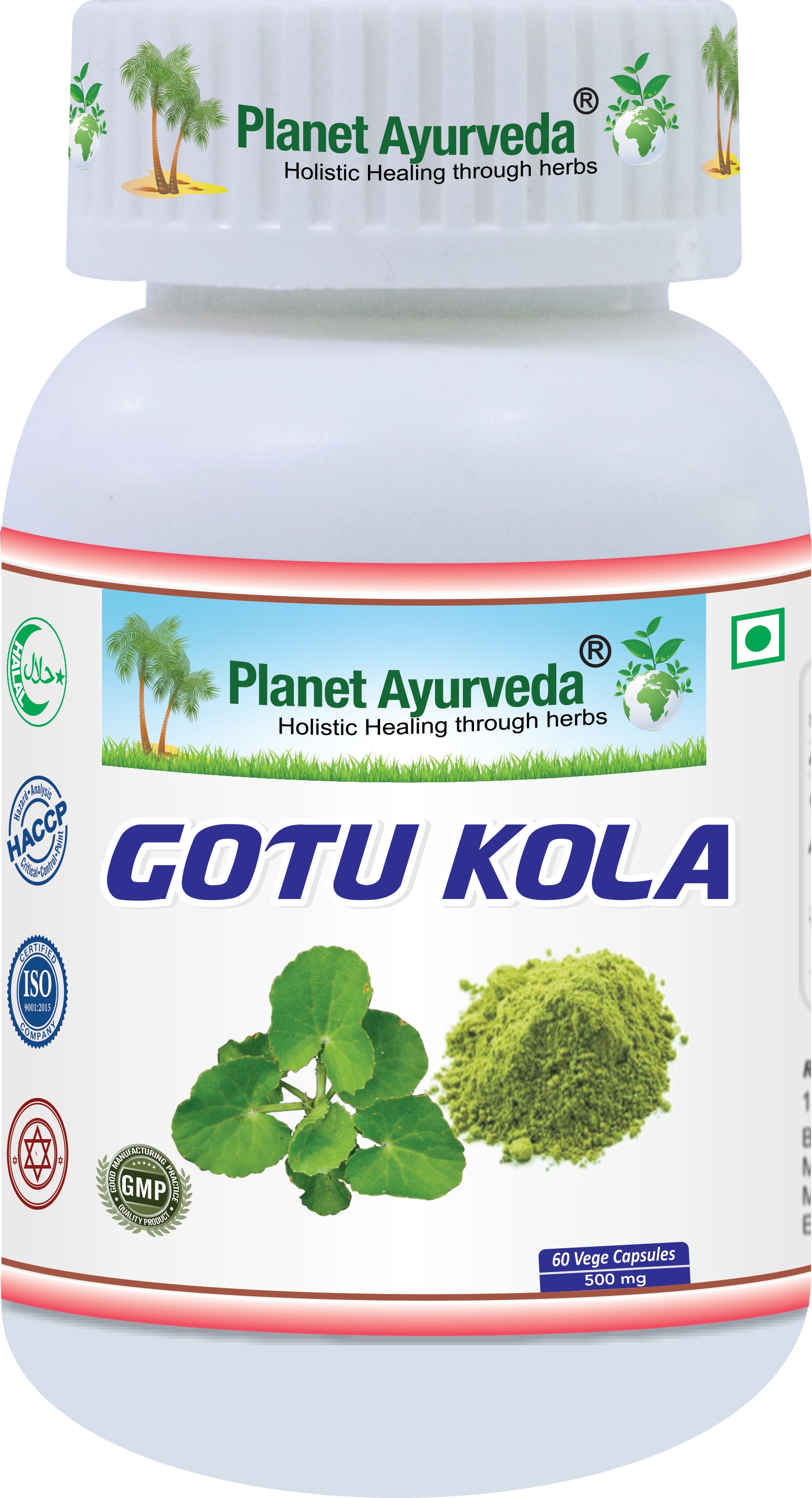 E-shop Gotu Kola - Pamäť, Koncentrácia, Depresie - 500 mg, 60 kapsúl