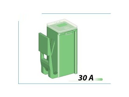 MTA Poistka do japonských vozidiel 30A - MINICLIP - zelená