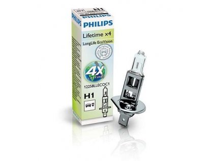 PHILIPS Žiarovka 12V H1 55W P14,5s Longer Life EcoVision