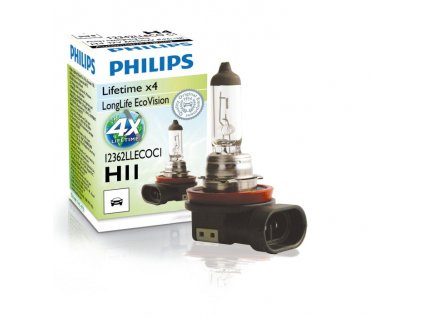 PHILIPS Žiarovka 12V H11 55W PGJ19-2 LongerLife