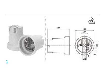 Orbitec Objímka E40 DO 3860