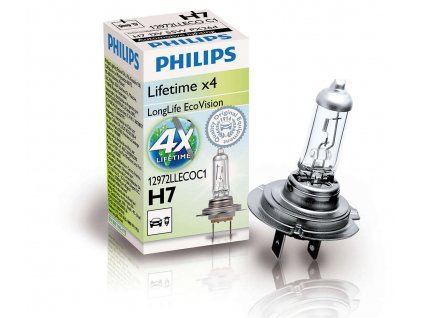 PHILIPS Žiarovka 12V H7 55W PX26d LongerLife Ecovision