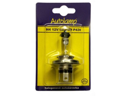 AUTOLAMP Žiarovka 12V 60/55W H4 P43T-blister 1ks