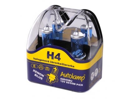 AUTOLAMP Žiarovka 12V 60/55W H4 Blue-sada 2ks  sada 2ks