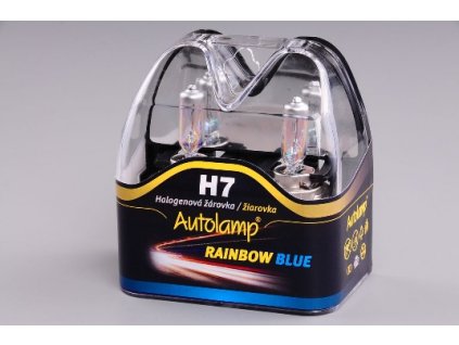 AUTOLAMP Žiarovka 12V 55W H7 Rainbow Blue- sada 2ks