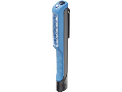 LED lampáš Penlight Philips ponúka bezkomprisnú kombináciu kvalitného a odolného bodového aj širokého svetla. To všetko v malom tenkom tele.  - 6x LED - 855lm / 20lm - 8 hodín výdrž batérie - Napájanie: 3x AAA batérie - Životnosť LED 10 000 hodín - 6000 K farba svetla - 90° uhol svetla - Pracovná teplota od 0 do 40 °C - Bez magnetu - 26x29,5x18,6cm