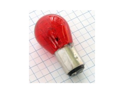 AUTOLAMP Žiarovka 12V 21/5W BAY15d -červená