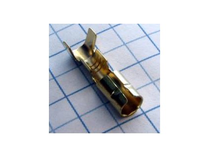 MTA Dutinka valcová 4mm neizolovaná - mosadz