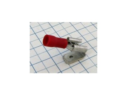 MTA Dutinka s kolíkom 6,3mm červená