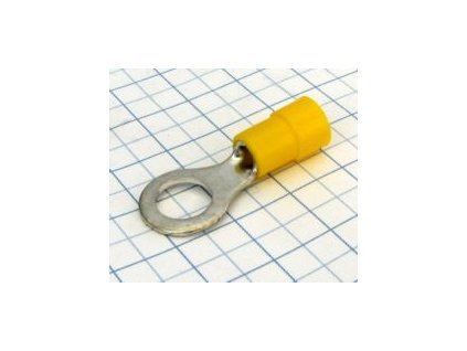 Očko izolované 6,4mm žlté