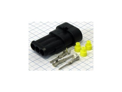 MTA Kit-obal kolíkov SUPERSEAL 1,5mm  3-cestný